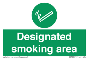 Designated smoking area